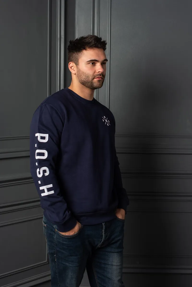 POSH Country Start Point Sweatshirt Navy-5